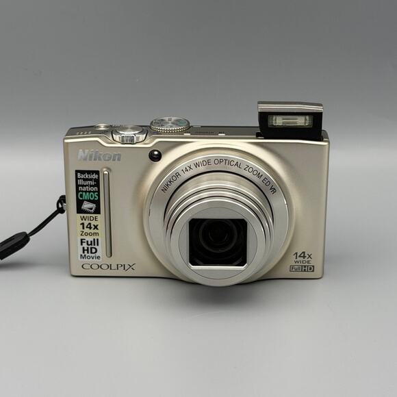 Nikon Coolpix S8200 Digital Camera | 16.1MP | Silver - Picture 2 of 5